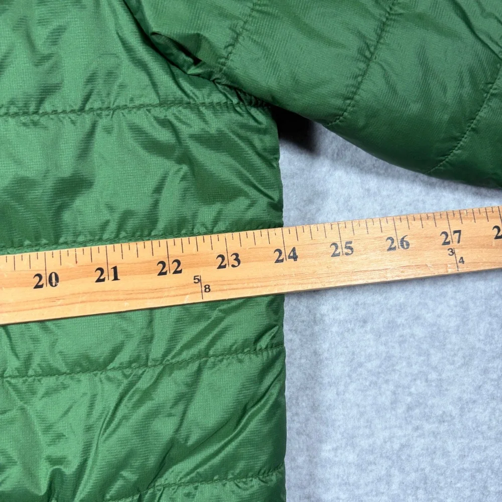 Columbia Puffer Jacket Men's Large Green Omni-Heat Insulated Full Zip 1626061